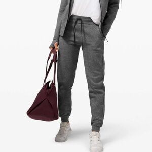 lululemon athletica Heathered Gray Scuba joggers